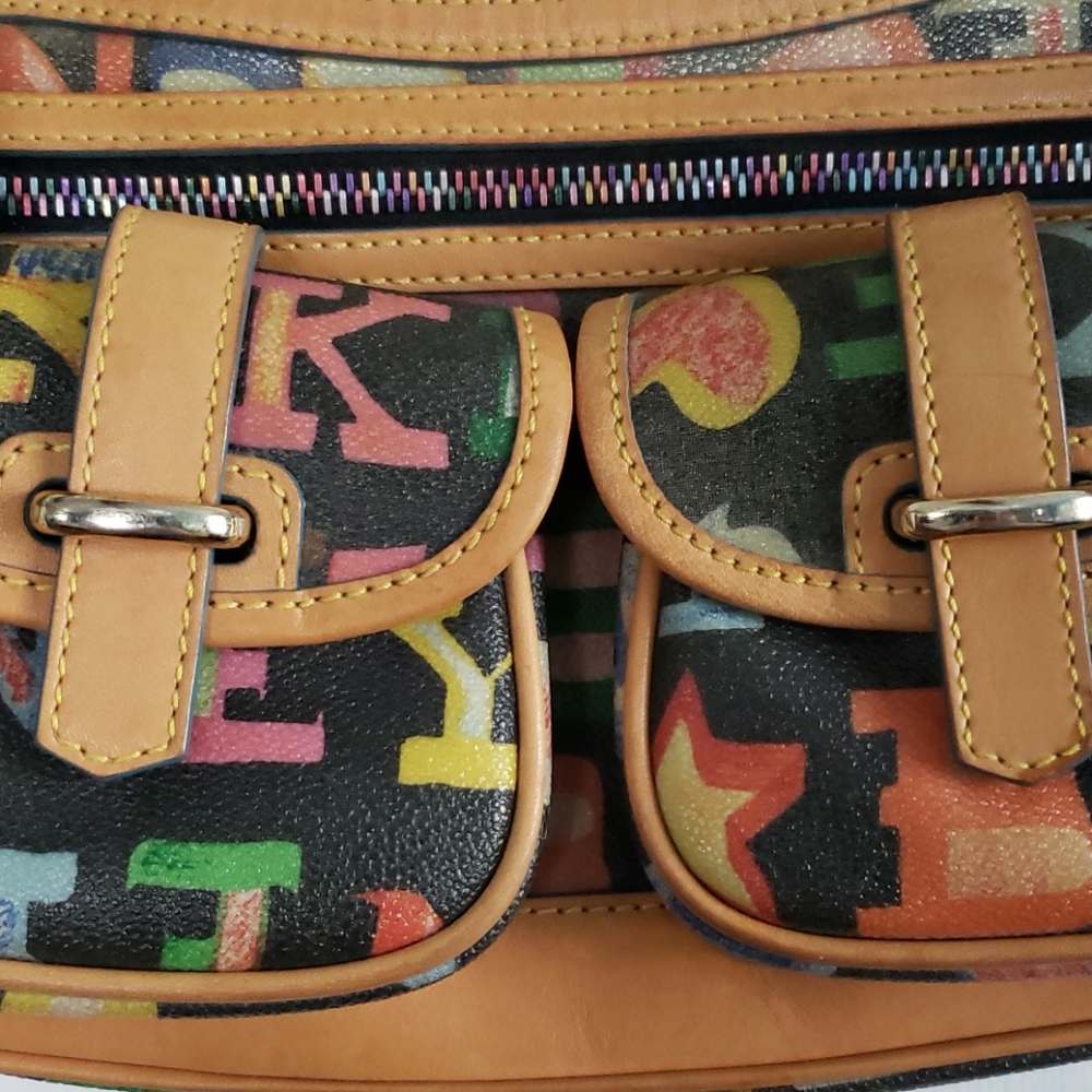 Authentic! Dooney & Bourke Scribble Handbag! - image 5